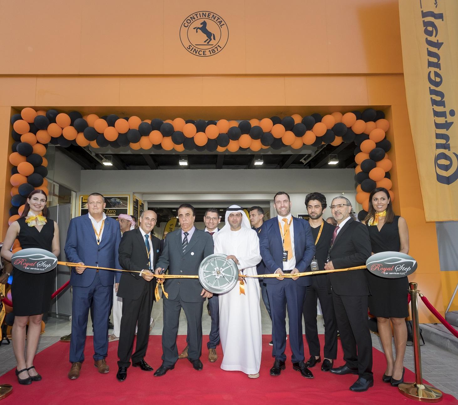 Royal Step becomes ‘Authorised Dealership’ of Continental and EUT, (L-R) , Karel Kucera, Managing Director of Continental Middle East, Hassan El Haj, Managing Director of Royal Step Car Services, Khalil Ismail Jaber, CEO at Royal Step Car Services, Khalid Abdulla Tariam, Chairman & General Manager of Dar Al Khaleej publishing house, and Shaun Smith, General Manager at EUT 